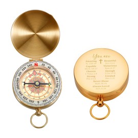 Confirmation Gifts for Boys Son Baptism Gifts for Boys First Commuion Gifts for Boys Bible Verse Compass for Boy Birthday Gifts from Mom Dad for Teens Graduation Gifts Compass Valentines Day Gifts