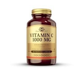 SOLGAR Solgar Vitamin C 1000mg - Healthy Immune System - Helps Fight Free Radicals - Vegan - Pack of 100 Capsules