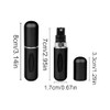Surface Mitt Travel Perfume Atomizer Set, 4-Pack 5ML Refillable Mini