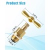 PK1100 Brass Globe Valve Stem and Bonnet Kit with Handle