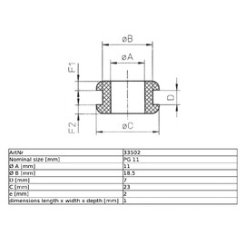 Wiring Grommets Rubber Grommets Cable Feed-Through Cable 6 mm Nozzle 10 Pieces of eXODA