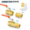TAILONZ PNEUMATIC 1 x brass mini ball valve kit, 3/4
