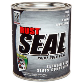 KBS Coatings 4401 Gloss Black RustSeal - 1 Quart, Covers 50 sq ft, Proven Rust Prevention