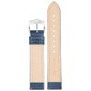 Hirsch Modena Leather Watch Strap - Blue - L -