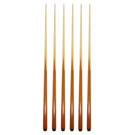 HAN'S DELTA Set of 6 Pool Cues New 57" Real 4-Prong House Bar Billiard Pool Cue Stick