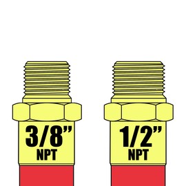 Reelcraft S601021-50 - 1/2" x 50 ft. Low Pressure Air/Water Hose