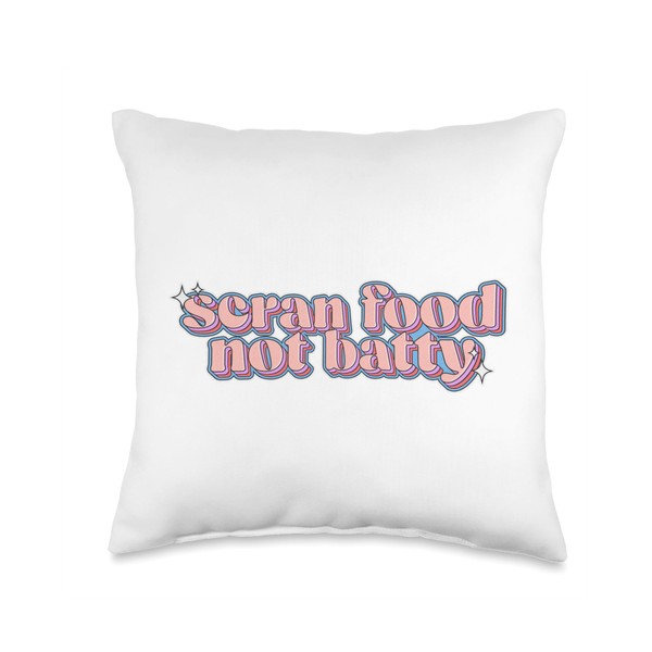 Scran Food Not Batty: UK Slang Retro Sparkle Scran Food