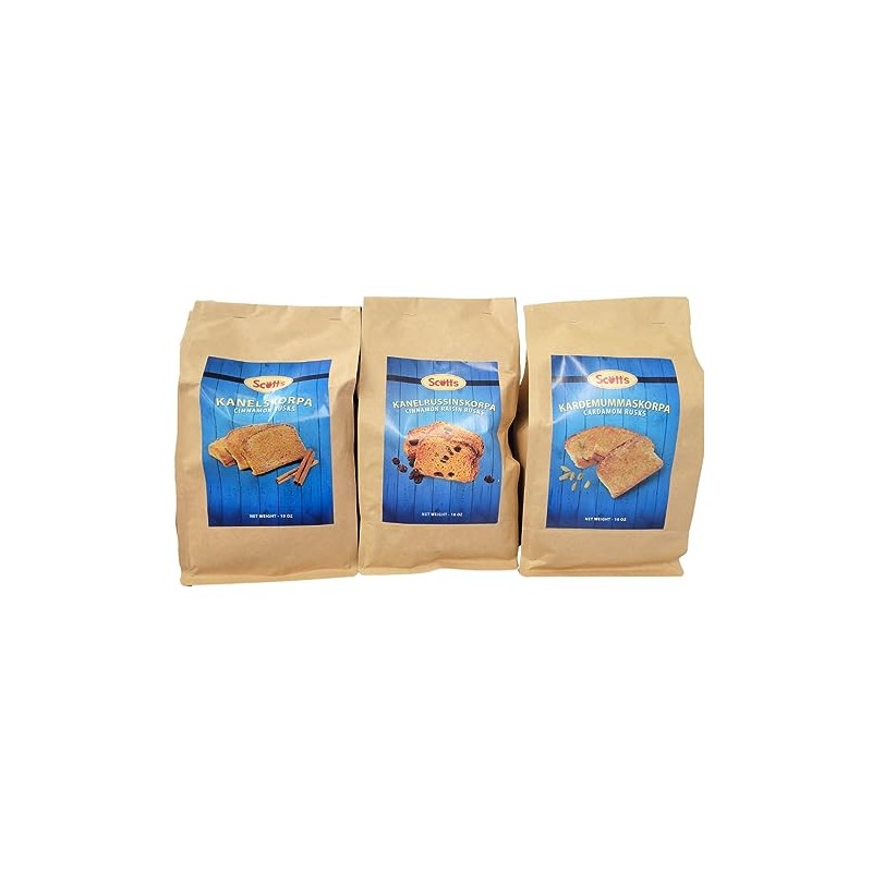 White's Swedish Rusk Toast Variety Pack of 3