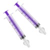 2 Enjuagues nasales para bebés en color morado. 2 PACK!