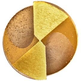 YG-1 High Speed Steel Gold-P Jobber Drill Bit, TiN Finish, Straight Shank, Parabolic Spiral, 130 Degree, 5.9mm Diameter x 133mm Length (Pack of 1)