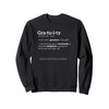 Gratuity Definition – Anti Tipping Tip Text (white) Sweatshirt
