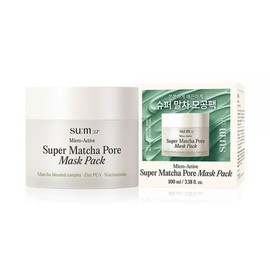 Breath 37 degrees Sum37 Microactive Super Matcha Pore Mask Black White Head Care 100ml / 숨37 마이크로액티브 슈퍼말차 포어 마스크 블랙 화이트 헤드 케어 100ml