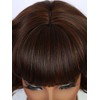Fancy Hair Short Wavy Bob Wig With Bangs Big Curly