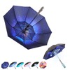 Tefedpot Umbrella with Fan and Mist Spray, 2025 upgraded 3-in-1