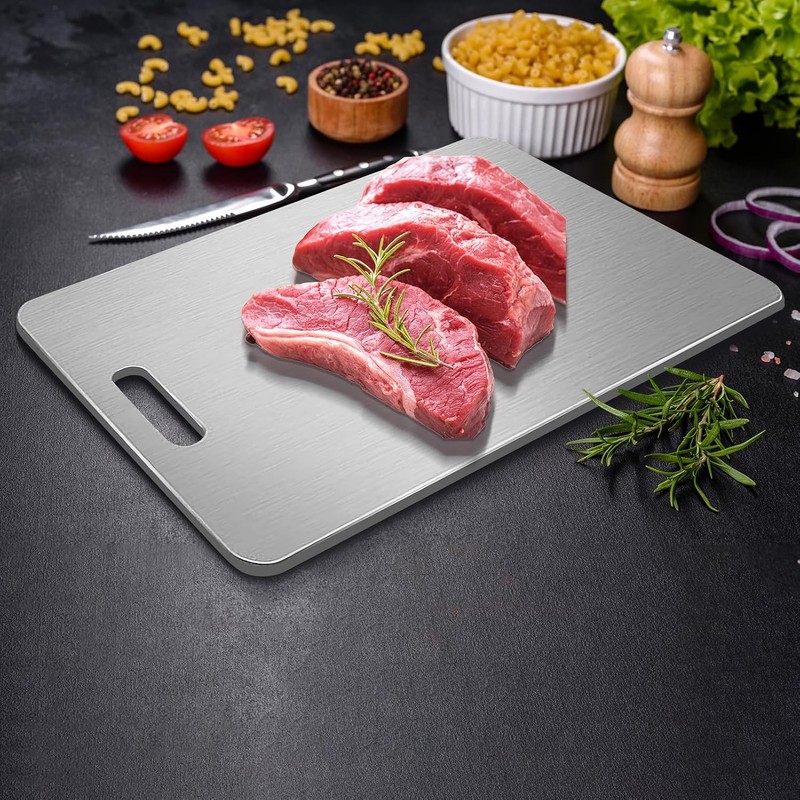 Tabla de Picar de Titanio Portátil para Cocina y Camping