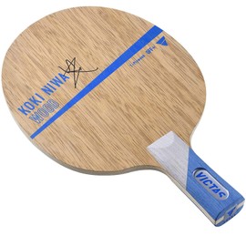 Victas 027203 Table Tennis Racket, Koki Niwa Wood Pen Holder (Chinese Style), For Attacks, 7-Piece Plywood, Model Used by Takaki Tamba