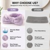Spa Headband And Hair Ties Set - Bow Headband -