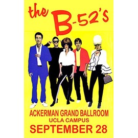 B 52'S REPLICA 1979 CONCERT POSTER