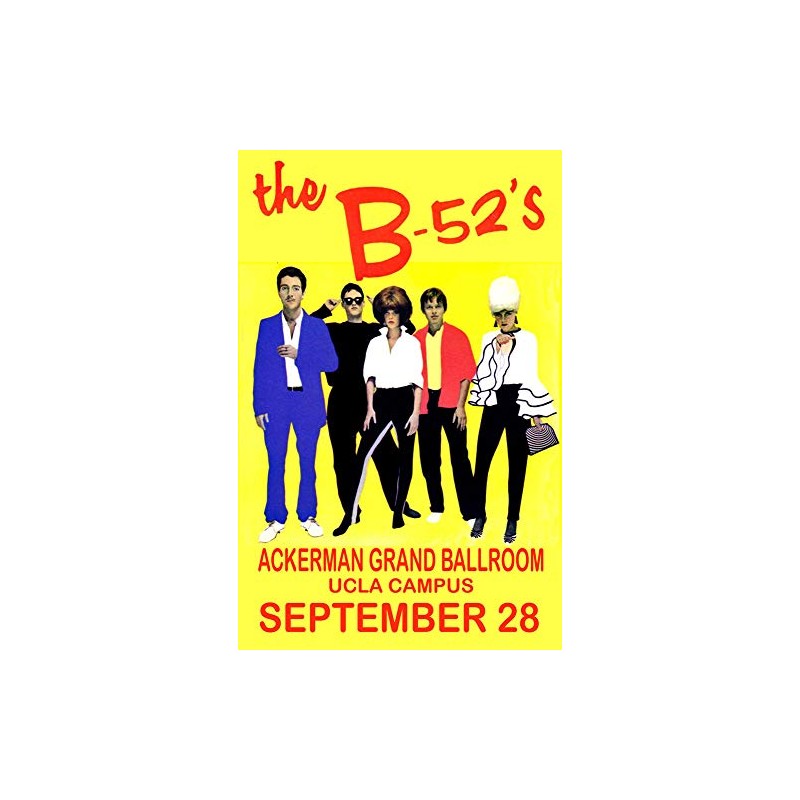 B 52'S REPLICA 1979 CONCERT POSTER