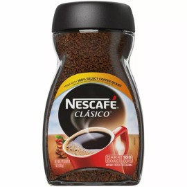 Nescafe NESCAFÉ Clasico Instant Coffee 7 oz. 100 % select coffee beans Dark roast