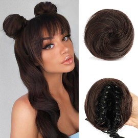 SOFEIYAN 2PCS Mini Claw Clip in Hair Bun Messy Cat Ears