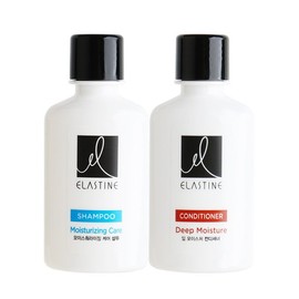 Elastin LG Elastine Moisture Travel Size Shampoo 50ml + Conditioner 50ml / 엘지 엘라스틴 모이스처 여행용 샴푸50+컨디셔너50ml