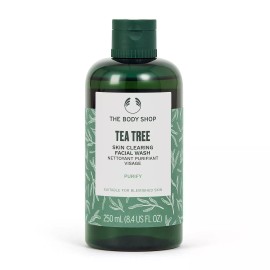 The Body Shop Tea Tree Skin Clearing Facial Wash 8.4 Fl Oz Vegan Blemish Control Gel Cleanser