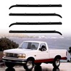 ROADFAR Window Molding Trim 4PCS Compatible with 1987-1997 for Ford
