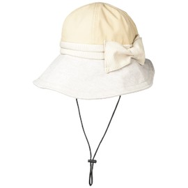 Moon Bat Hat, First Class Light Blocking, 99.99% Paper Braid Hat, Stitch-down, Sun Protection, Heat Insulation, UV Gift, Women's, beige