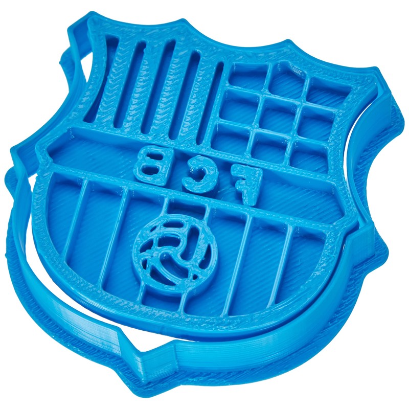 Cuticuter Football Barcelona Cookie Cutter, Blue, 8 x 7 x