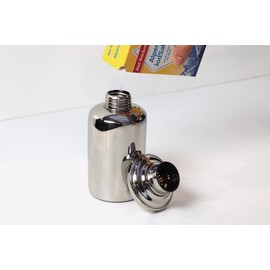APS 772 Salt Shaker for French Fries with Screw Cap, Stainless Steel, 8cm x 8cm, 17cm Height