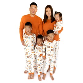 Burt's Bees Baby Family Matching Holiday Pajamas - Organic Cotton PJs for Infants, Toddlers, Kids, Men, and Women