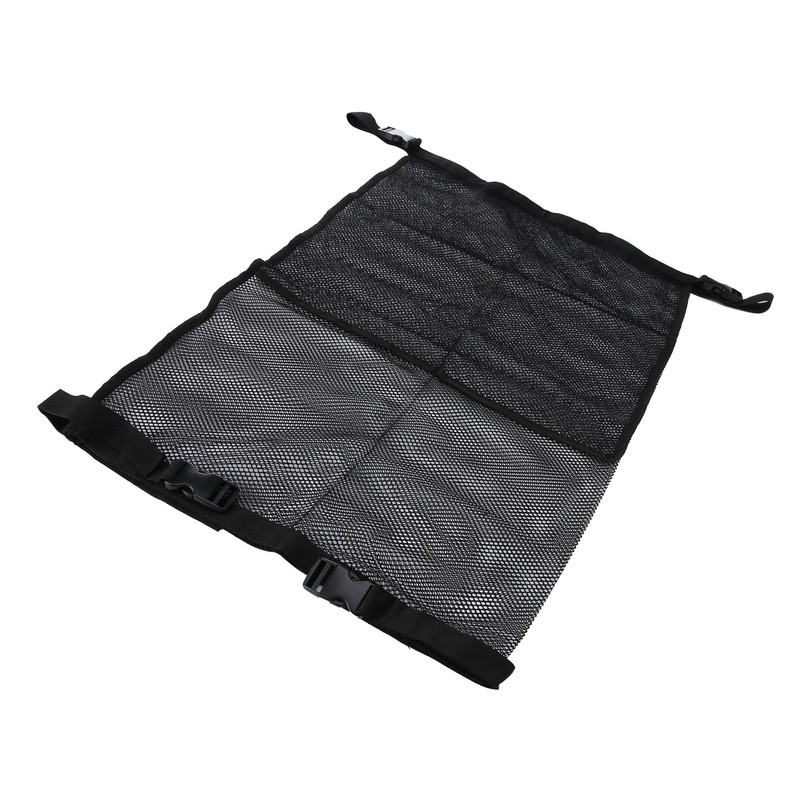 Large Capacity Seat Back Storage Bag with Fixed Buckle Mesh