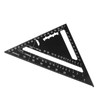 Triangle Ruler 7in Carpenter Square Aluminum 90 Degrees 45 Degrees