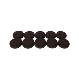 Shepherd Hardware 9861 3/4-Inch Heavy Duty Self-Adhesive Felt Furniture Pads, 20-Pack, Brown