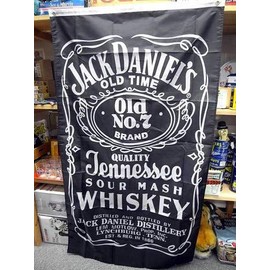 JACK DANIEL'S JACK DANIEL'S REAL FLAG FLAGS EQUIPPED AMERICAN ZERGAL GARAGE INTERIOR
