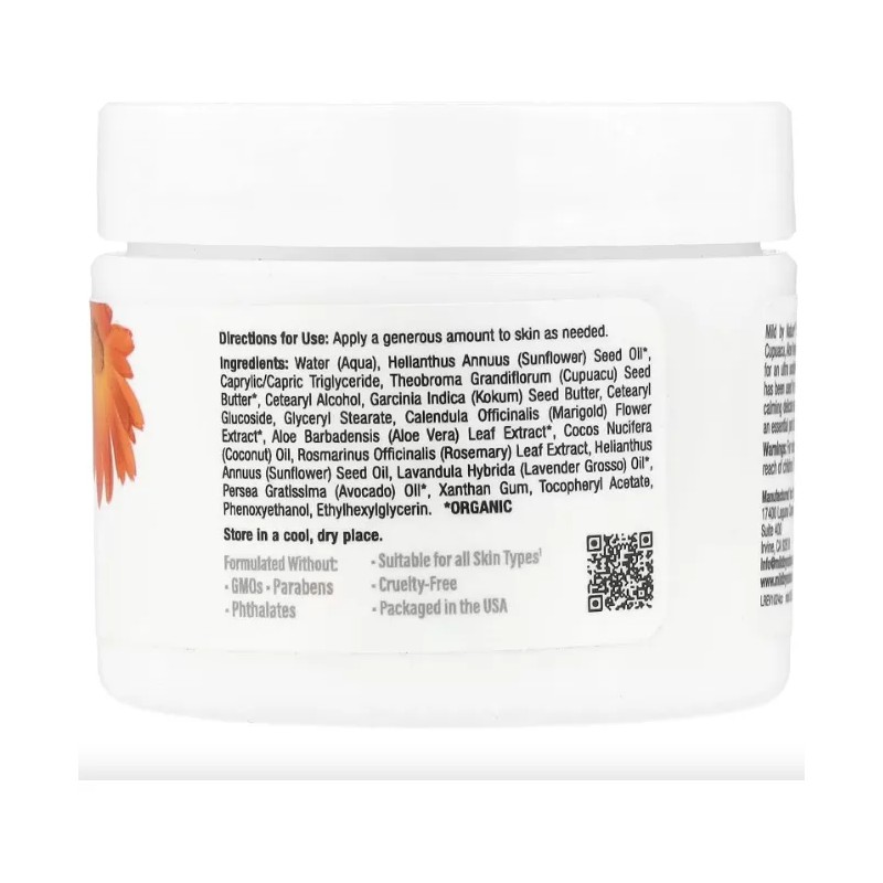Mildbynature Calendula Cream Lavander Oil 56g Lavanda