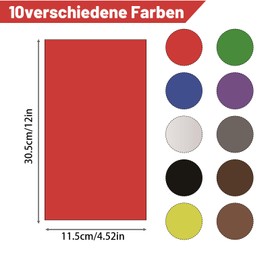 Plotter Film Textile, 10 Rolls Flex Film Plotter Textile, Iron-On Film Plotter for DIY T-Shirts Gifts, Textile Film Plotter for Creative Projects, for T-Shirts, Textiles, Cups and Cushions