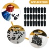 40Pcs Flight Protector, Flight Wing Savers Protectors Fixed 90 Degrees