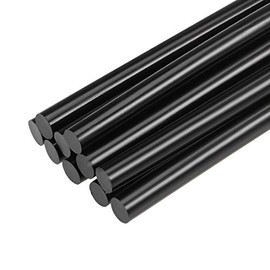 uxcell Mini Hot Glue Gun Sticks 11-inch x 0.44-inch for Glue Guns, Black 10pcs