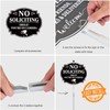 No Soliciting Sign for House, No Soliciting- Smile You're on