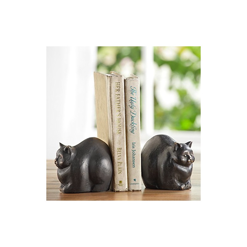 Chubby Cat Bookends