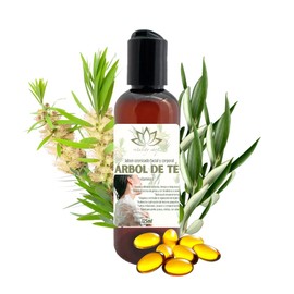 Jabón Limpiador Facial De Árbol De Té, Controla Exceso De Grasa Piel Grasa, Acné o Mixta Árbol de Té y Vitamina E Limpieza Profunda 125ml.            