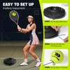LOYPEXE Tennis Practice Rebounder Tennis Trainer Set Solo Tennis Trainer
