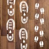 Christmas Santa Footprint, 3 Pieces Santa Claus Footprints Stencil, Reusable
