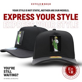 Ferreti Culiacan FT104 Saint Jude Black Snapback Hats for Men - Premium Men's Hats & Caps, Black Baseball Cap for Men and Women, Gorra para Hombre - Ajustable Size