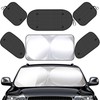 Tallew 6 Pack Car Window Shades for Baby, Include Front