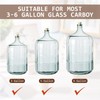 Ziliny 2 Pcs Carboy Cork Stopper, Glass Carboy Cap for