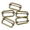sourcing map Slide Buckle, 10Pcs 1 1/2" - Metal Tri-Glides