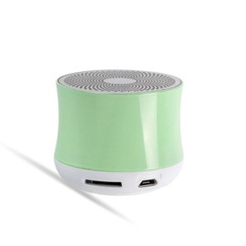 Mini Bluetooth Speaker Portable Clear Sound Card Slot Design Portable Wireless Mini Speaker for Indoor Outdoor Green